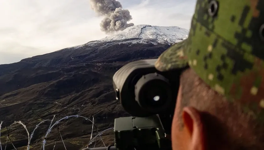 Son falsas las afirmaciones sobre grieta en el volcán Nevado del Ruiz