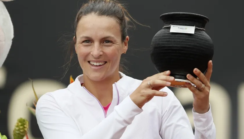 La alemana Tatjana Maria igualó a la colombiana Fabiola Zuluaga con dos títulos en este torneo. 