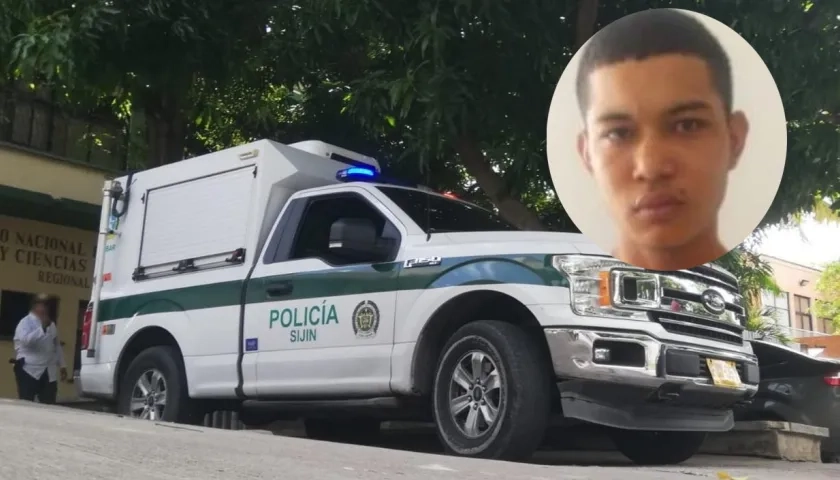 El cuerpo de Carlos Joel Rodríguez Villalobos, de 20 años, fue llevado a Medicina Legal