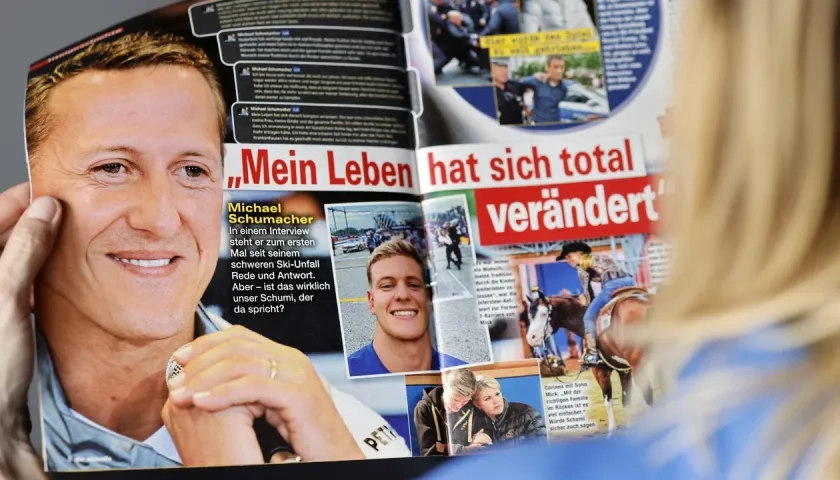 Las respuestas de Schumacher en la entrevista fueron generadas por un sistema de inteligencia artificial.
