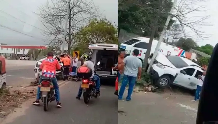 Accidente en Malambo. 