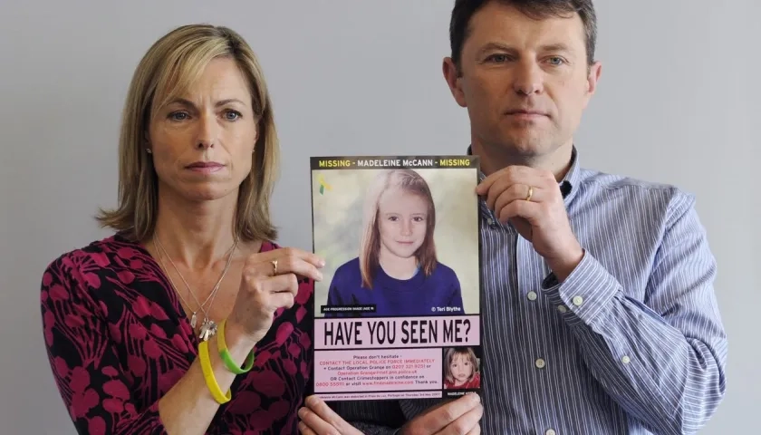 Kate McCann y su marido, Gerry McCann, padres de Madeleine.