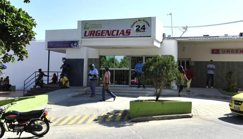 La víctima falleció en la Clínica Campbell de Barranquilla. 