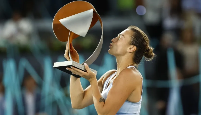 Aryna Sabalenka logró el décimo tercer título de su carrera. 