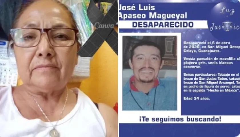 Teresa Magueyal murió sin saber el paradero de su hijo José Luis