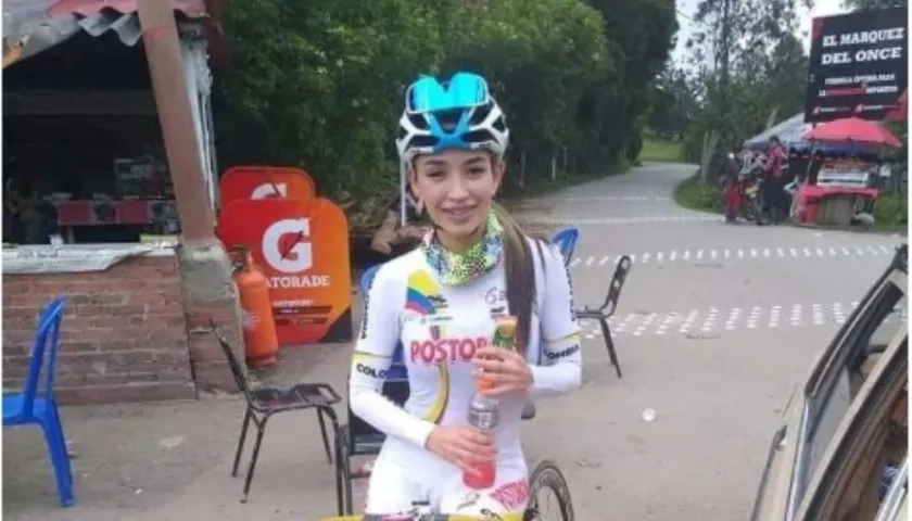 Ana María Bustamante, ciclista fallecida.