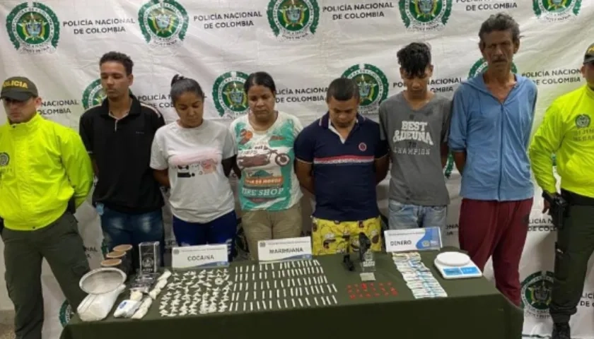 Las capturas fueron realizadas por la Policía. 