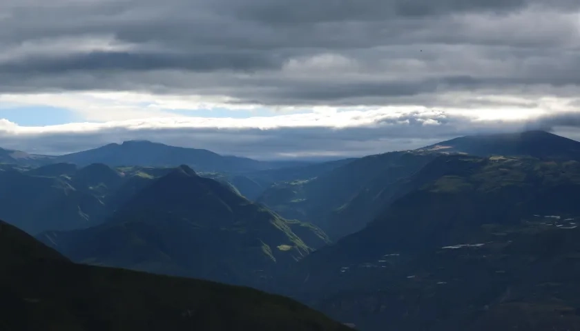 La "Montaña de Luz" en Ecuador.