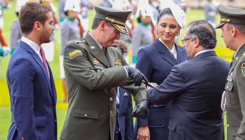 Ceremonia de ascenso a General de cuatro estrellas del director de la Policía William Salamanca.