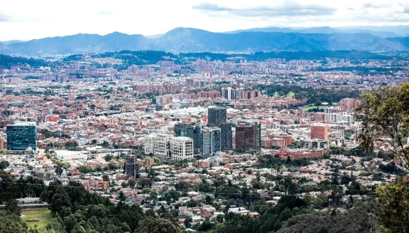 Panorámica de Bogotá, Distrito Capital.