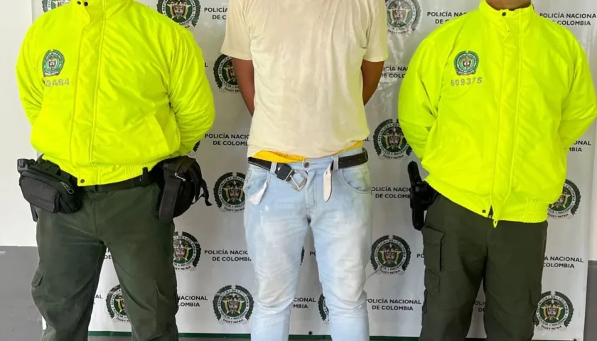 Andrés Mauricio Coba Silvera, capturado.