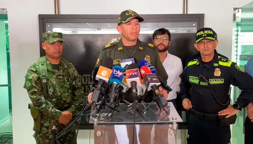 Coronel Giovanni Cristancho, Director Gaula de la Policía.