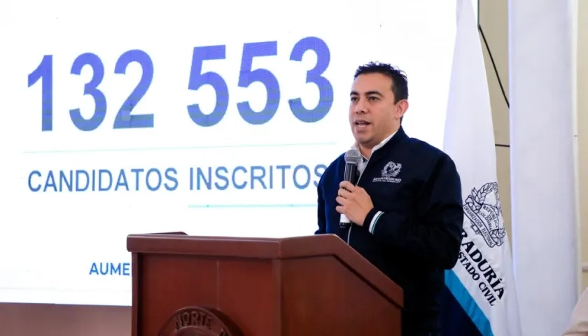 Alexander Vega Rocha, Registrador Nacional del Estado Civil.