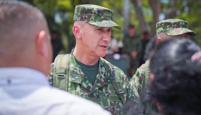 El comandante del Ejército Nacional, general Luis Mauricio Ospina Gutiérrez.