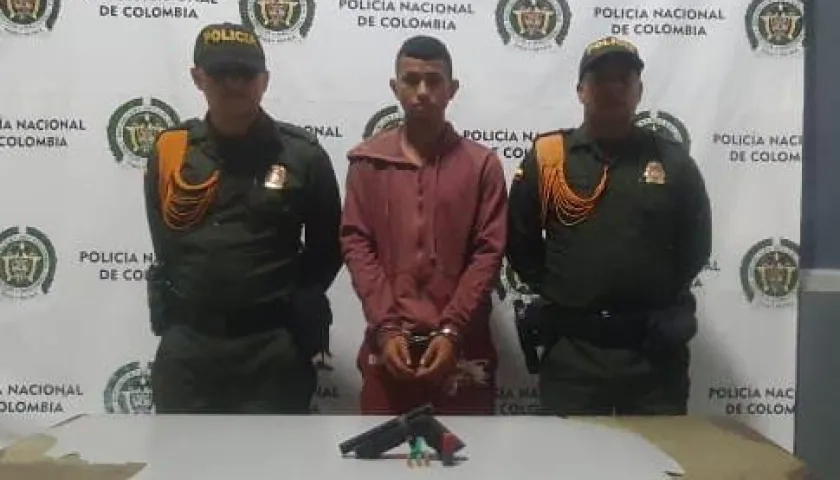 Captura de Jair Carrillo Camargo, de 23 años.