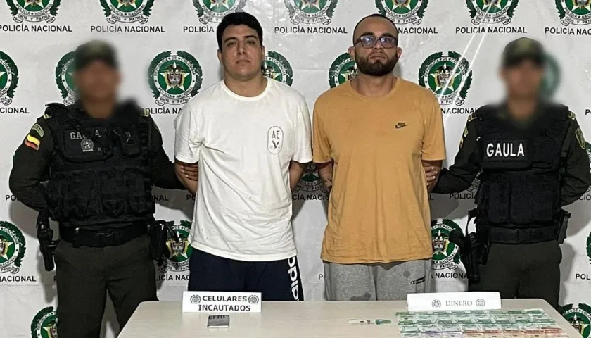 Cristian José González y Andrés Felipe Jiménez Cruz.