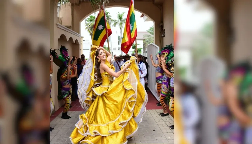 Melissa Cure Villa., Reina del Carnaval de Barranquilla 2024.