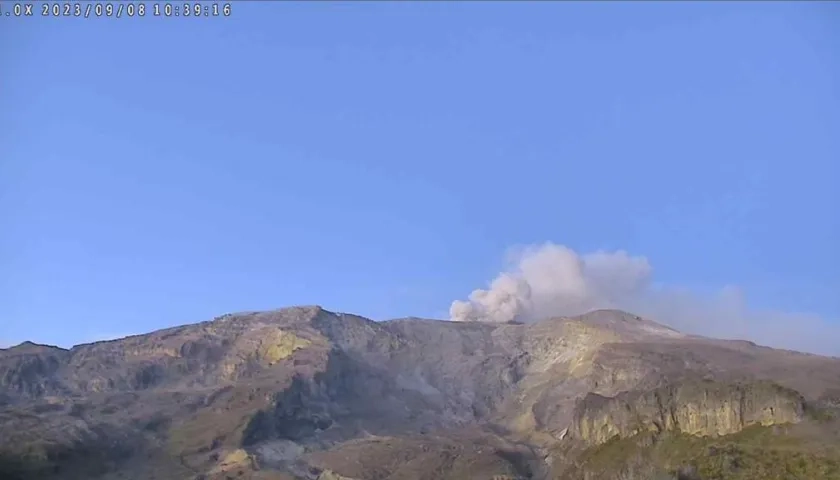 Actividad sísmica en el Nevado del Ruiz