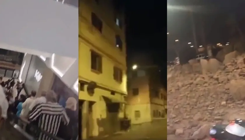 Terremoto en Marruecos. 