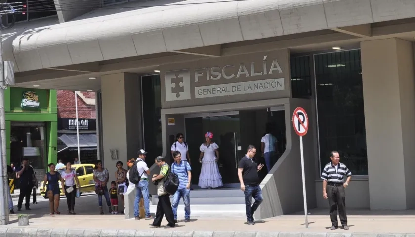 Sede de la Fiscalía en el Centro de Barranquilla.