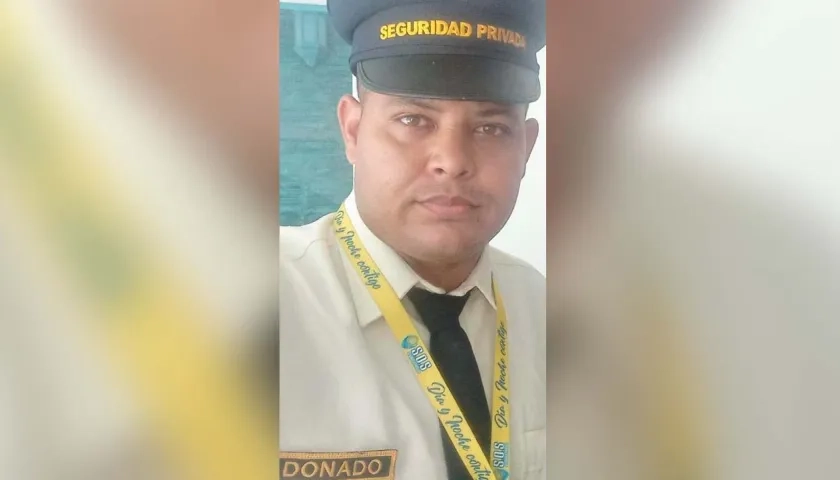Vigilante Andrés Donado Meza.