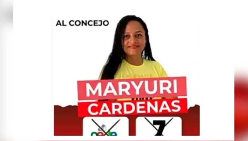 Maryuri Cárdenas, candidata al Concejo de Mutatá, asesinada este jueves.