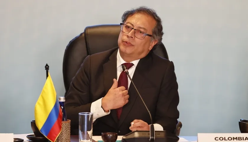 Gustavo Petro, presidente de Colombia. 