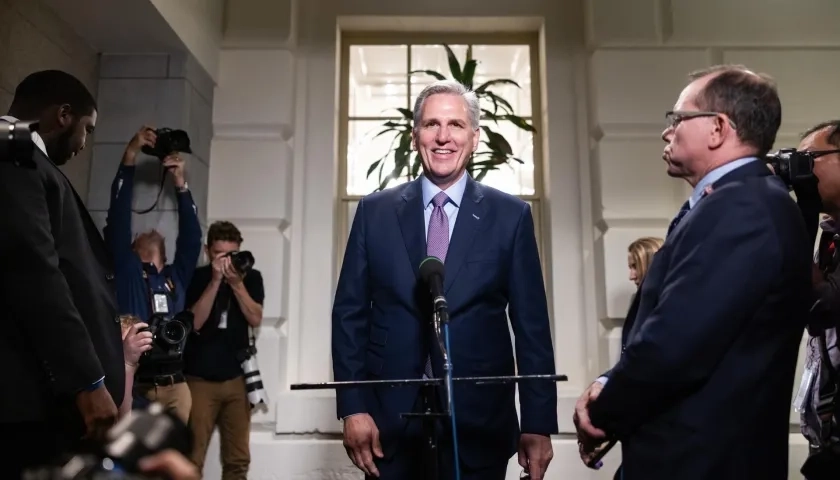 Kevin McCarthy, presidente de la Cámara Baja estadounidense.