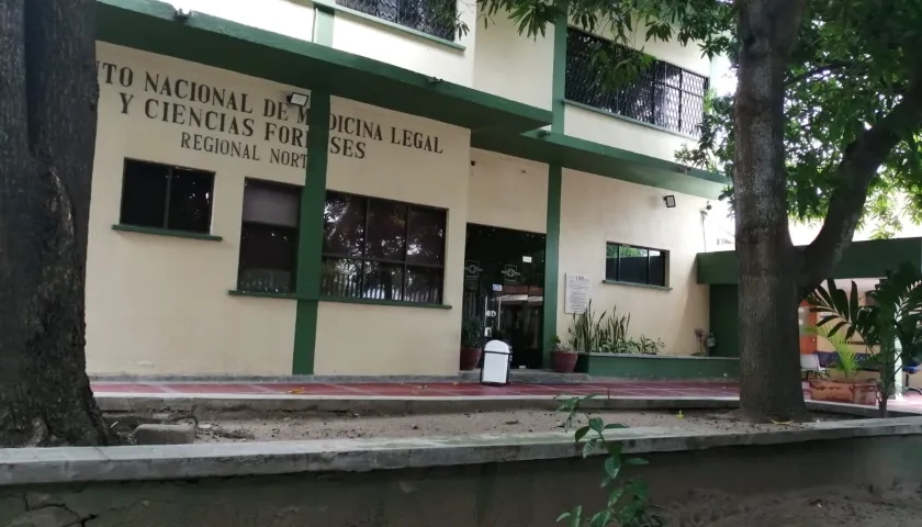 Fachada de Medicina Legal en Barranquilla.