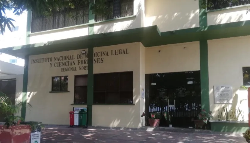 Fachada de Medicina Legal de Barranquilla.