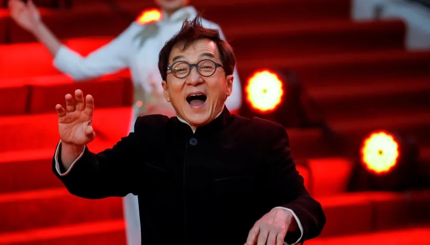 El actor Jackie Chan. 
