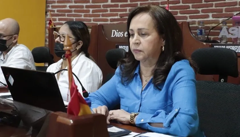 María Eugenia García, directora de Talento Humano de la Alcaldía de Cartagena.