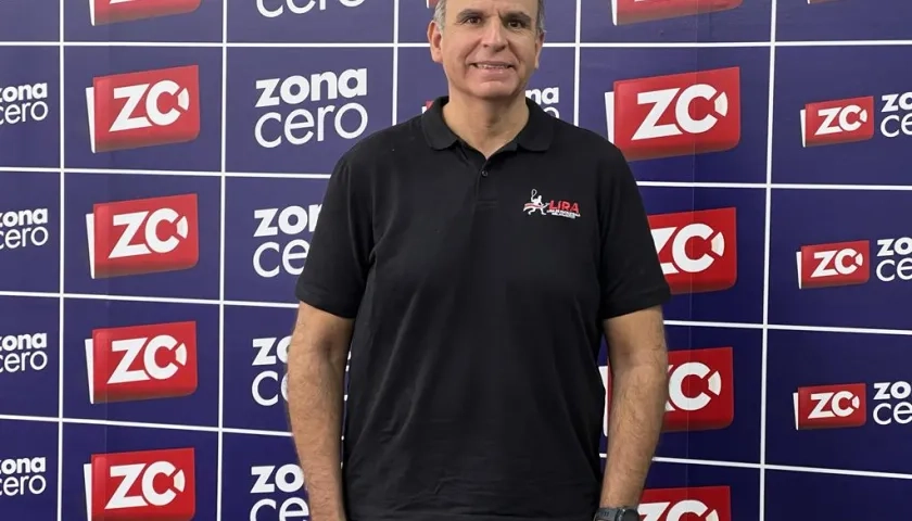 Edgardo Pantoja, presidente de la Liga de Racquetball del Atlántico.