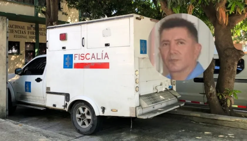 El cuerpo de Carlos Emilio Batista fue llevado a Medicina Legal. 