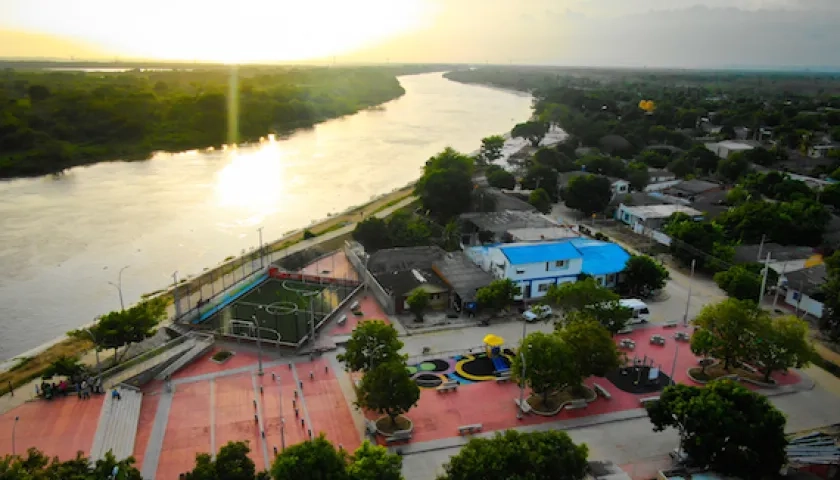 Panorámica de Santa Lucía, sur del Atlántico