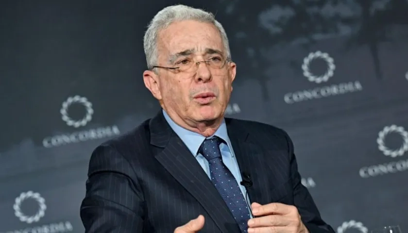 El expresidente Álvaro Uribe 