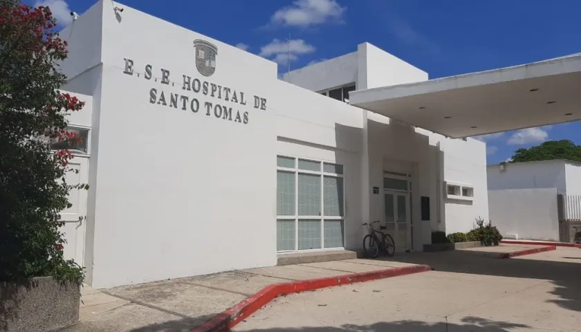 Hospital de Santo Tomás en donde fue atendida la mujer herida