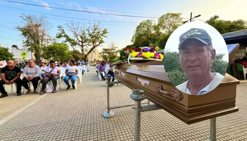 Hernando Cuello fue velado en la Plaza Principal de Majagual, Sucre