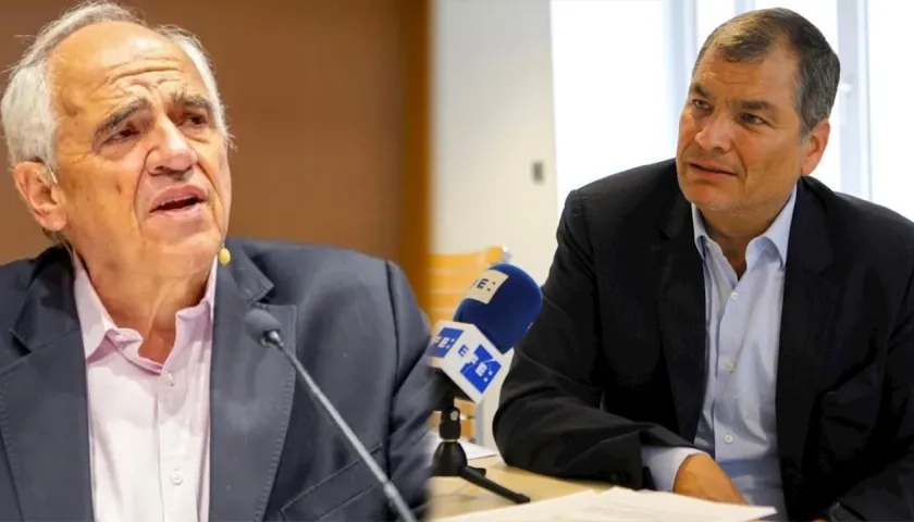 Ernesto Samper y Rafael Correa.