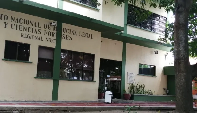 Fachada de Medicina Legal en Barranquilla.