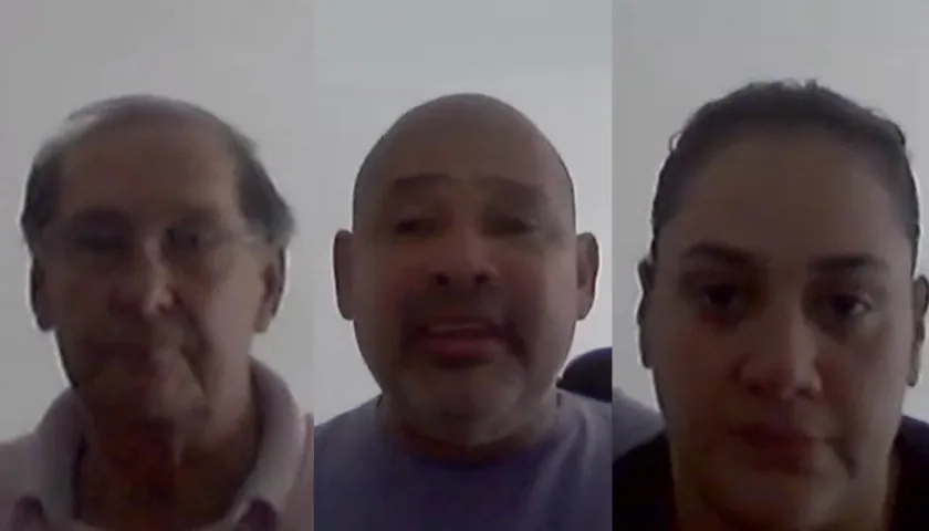 Augusto Osorio Berdugo, Ever Edinson Castro Miranda y Diana Patricia Molina.