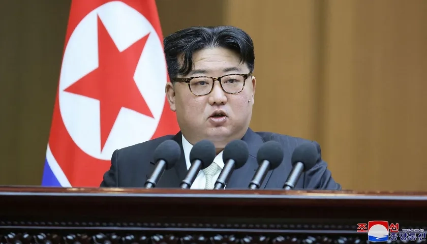 Kim Jong-un, líder de Corea del Norte. 