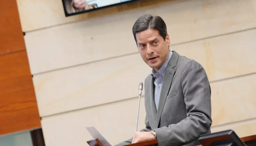 Mauricio Gómez, senador liberal. 