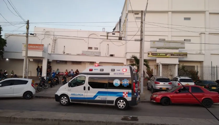 Las dos víctimas fueron trasladadas a la Clínica San Ignacio