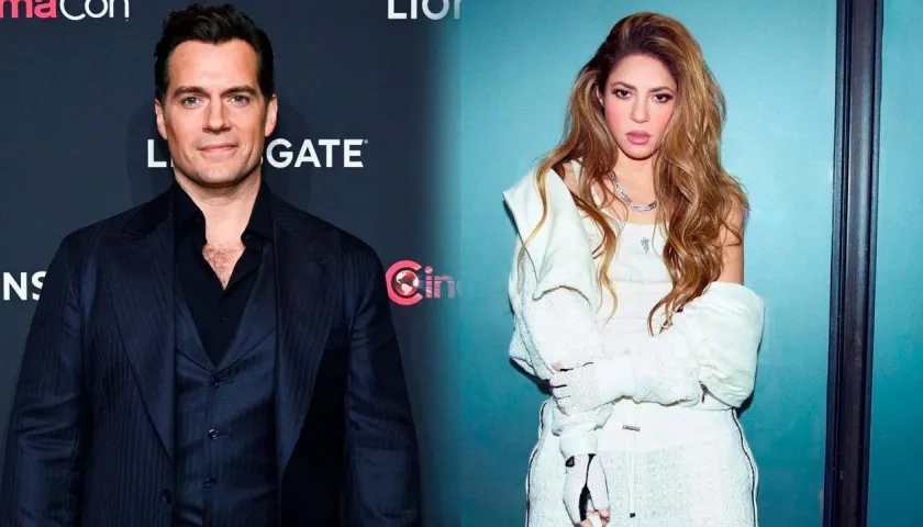 Henry Cavill y Shakira.