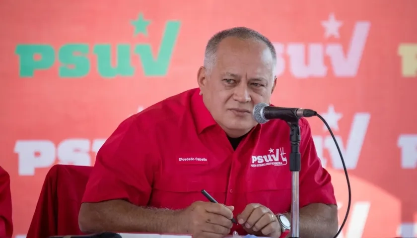 El dirigente chavista Diosdado Cabello.