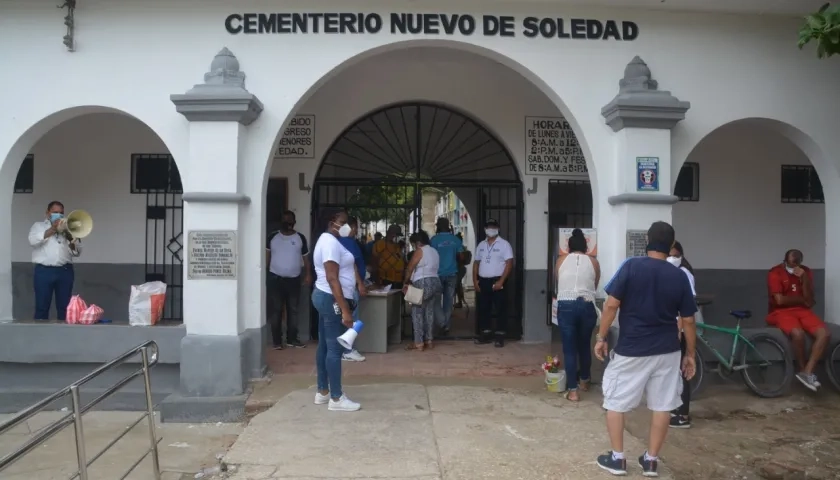 Imagen referencial del Cementerio nuevo de Soledad.