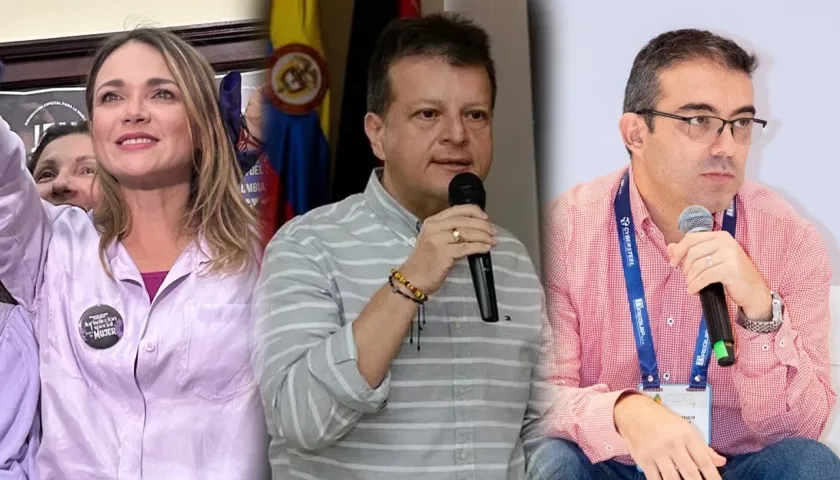 Carolina Arbeláez, Jairo Cristo y Carlos Jiménez.