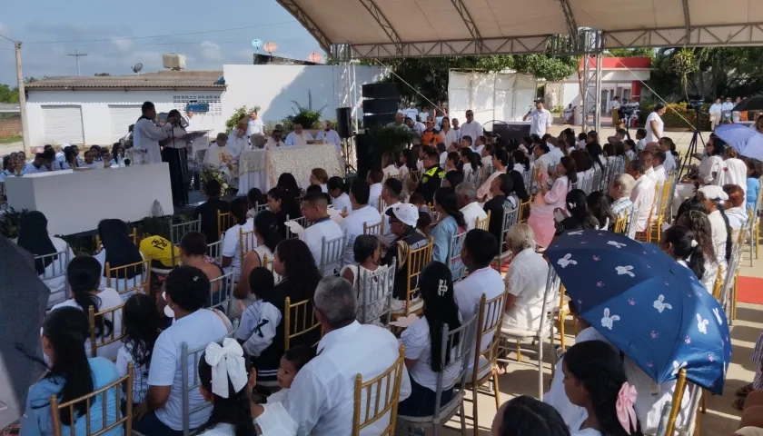 Misa en homenaje a los niños fallecidos en la tragedia de Fundación. 