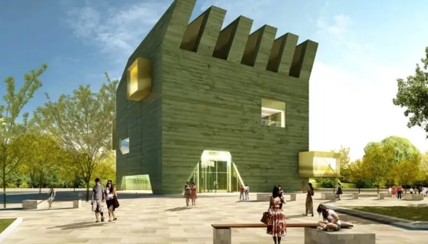 Rénder del Museo de Arte Moderno de Barranquilla